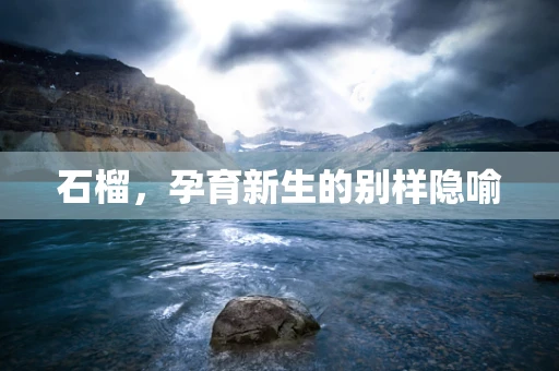 石榴，孕育新生的别样隐喻
