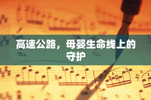 高速公路，母婴生命线上的守护