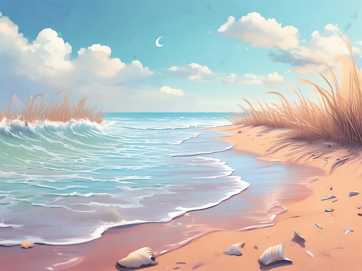 海滩漫步,孕育新生命的遐想 海滩漫步,孕育新生命的遐想